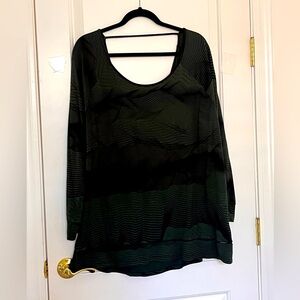 Soma Black and Green Blouse